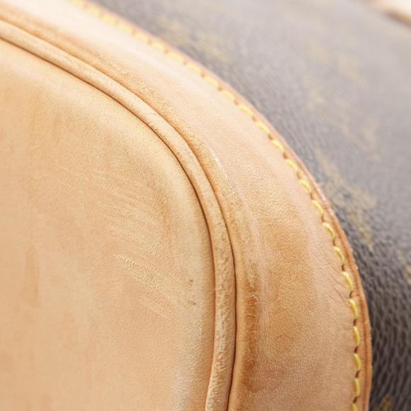 Louis Vuitton Handbag Leather Monogram PM Alma Brown - Picture 6 of 7